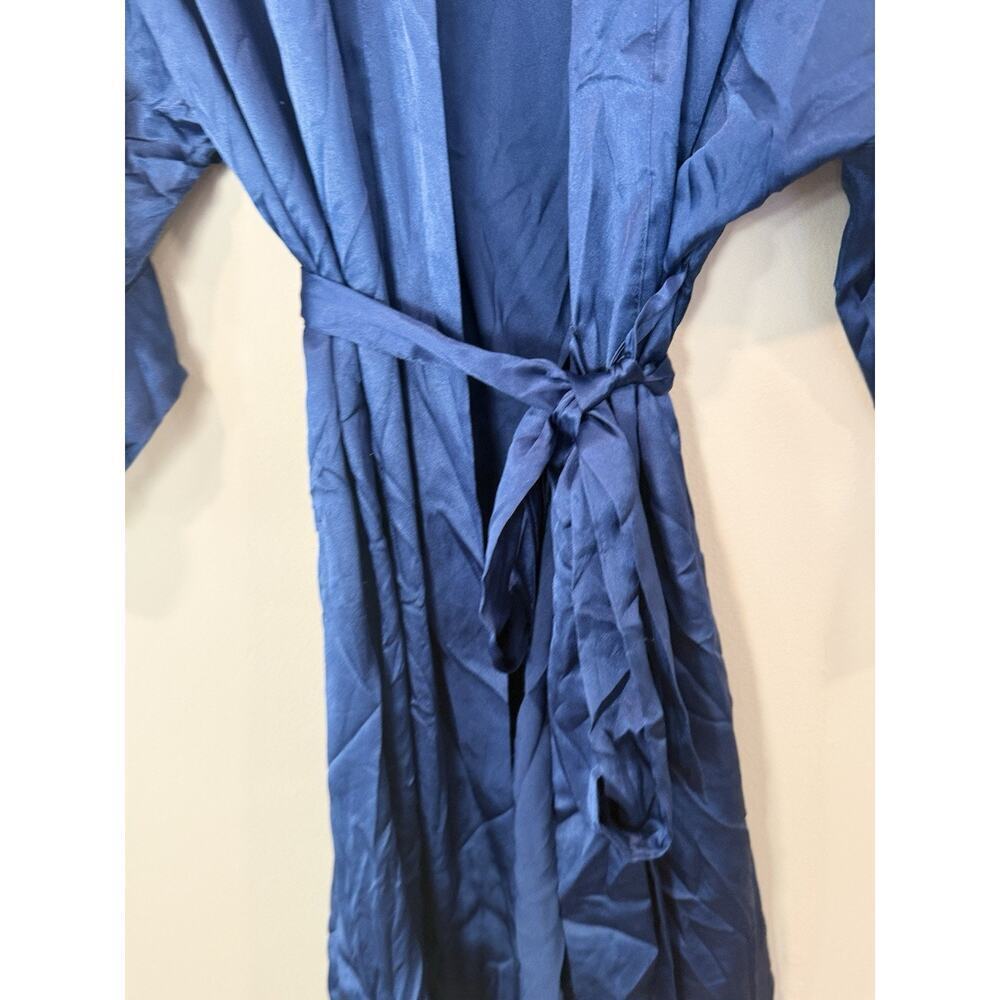 Victorias Secret Womens Kimono Robe Vintage Size Medium Wrap X1297 - Picture 3 of 6